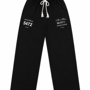 Atelier Maison Black Track Pants